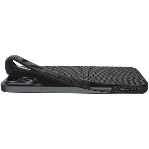 Spigen Liquid Air kryt iPhone 16 Plus matte black - Puzdra - Obrázok 489a678e68464992a8cbe35ffbe51427