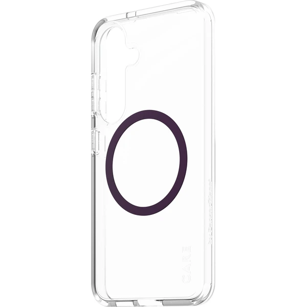 PanzerGlass® CARE kryt Samsung Galaxy S25 Urban Combat číry/fialový QI (Plum Purple) - Puzdra - Obrázok 48FC000J01