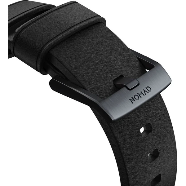 Nomad Active Strap Pre hydrofóbny kožený remienok Apple Watch 49/45/44/42mm čierny/čierny - Remienky - Obrázok 48G1000K01