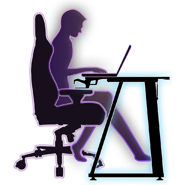 ULTRADESK ENTER V2 kompaktný herný stôl 100x60 cm čierny - Stoly - Obrázok 48QXF00101