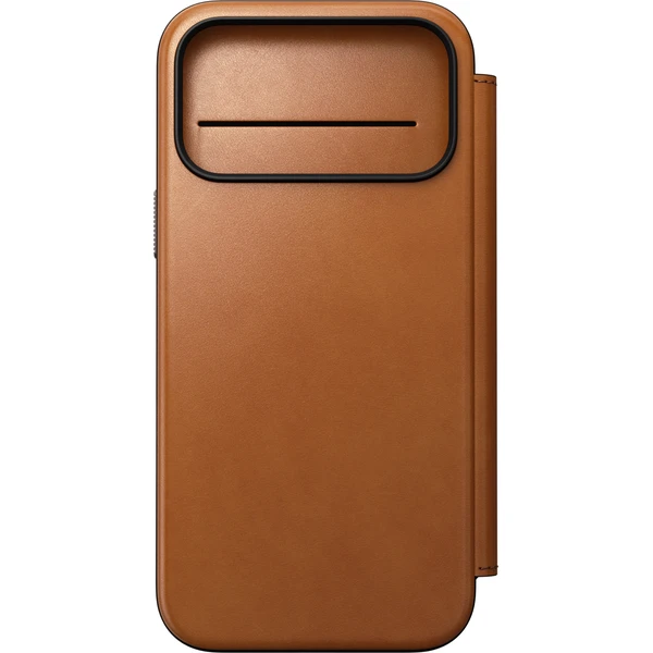 Nomad Modern Leather Folio (Horween) MagSafe kožené puzdro iPhone 18 Pro Max Saddle - Puzdra - Obrázok 48ac3c6da10e4293b19561d20198821d