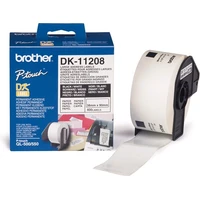 Brother DK11208 samolepiace štítky biele 38 mm x 90 mm - Pásky pre štítkovače
