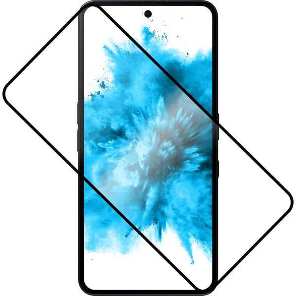 FIXED 2,5D Full-Cover ochranné sklo Nothing Phone (3a) 5G/Pro 5G čierne - Ochranné fólie a sklo - Hlavný obrázok