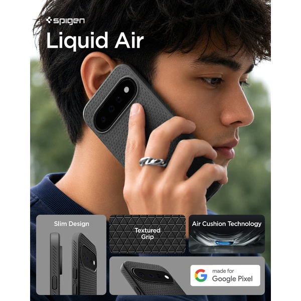 Spigen Liquid Air, matná čierna - Google Pixel 11 - Puzdra - Obrázok 48edc206eb3646bf9b9f1da509a75b43