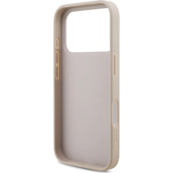 Guess PU 4G Metal Logo Zadný kryt pre iPhone 18 Pro Pink - Puzdra - Obrázok 48fca6101b6f4a8895f79dc80edf3869