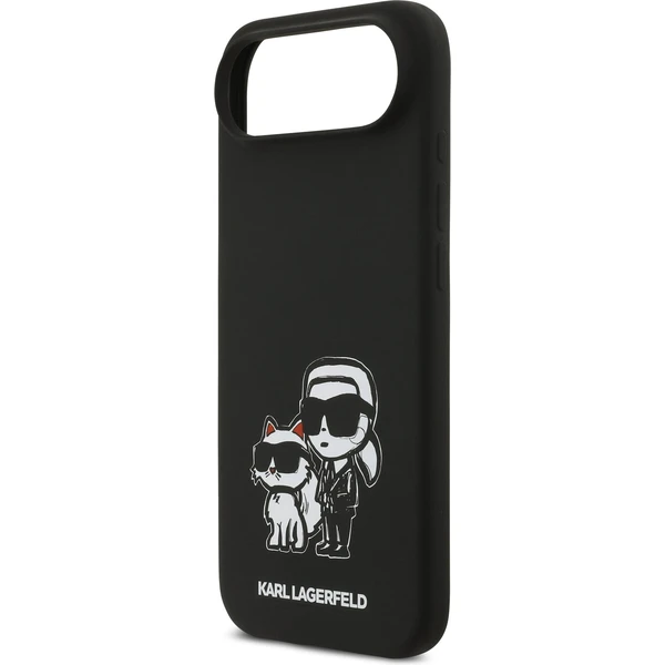 Karl Lagerfeld Liquid Silicone K&CH Sketch MagSafe kryt iPhone Air čierny - Puzdra - Obrázok 492aaadbf12546cea19bd0efc17a1287