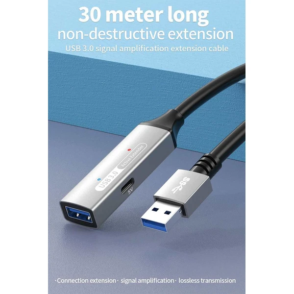 PremiumCord USB-A/USB-A opakovač a predlžovací kábel 10 m čierny - Káble a redukcie - Obrázok 495038de16744b428b9070e3e1067d72