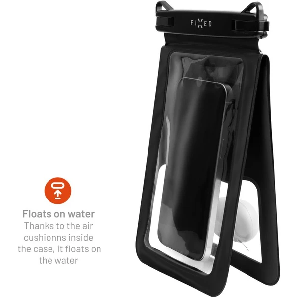 FIXED Float Twin vodeodolné púzdro na mobil čierne - Puzdra - Obrázok 4955000N01