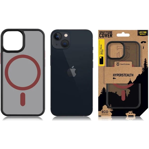 Tactical MagForce Hyperstealth 2.0 kryt iPhone 13 mini Black/Red - Puzdra - Obrázok 4955000P01