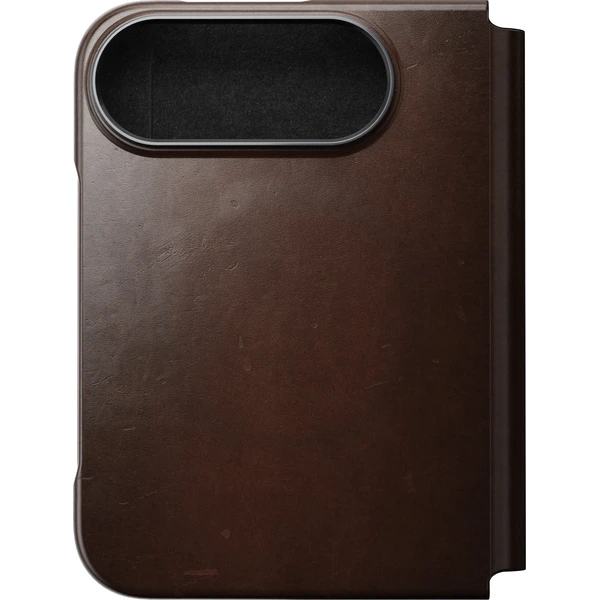 Nomad Traditional Leather Folio (Horween) MagSafe kožené puzdro iPhone Duo rustikálna hnedá - Puzdra - Obrázok 49552202ed544cd19720347cc1e943ce