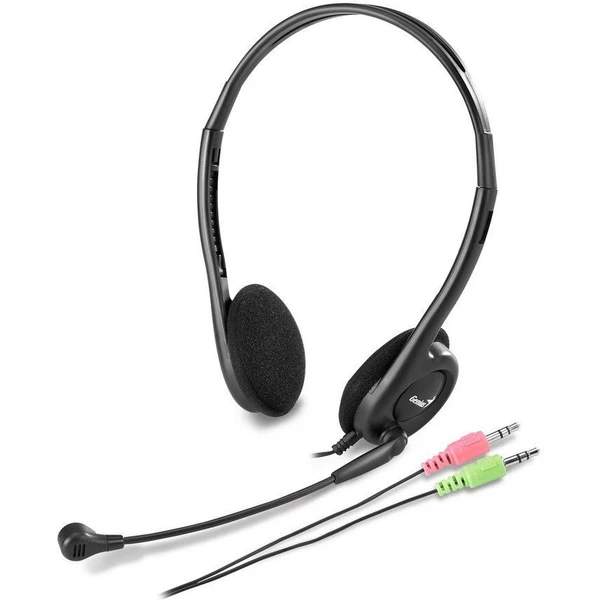 Genius HS-200C slúchadlá s mikrofónom čierna - Slúchadlá - Hlavný obrázok