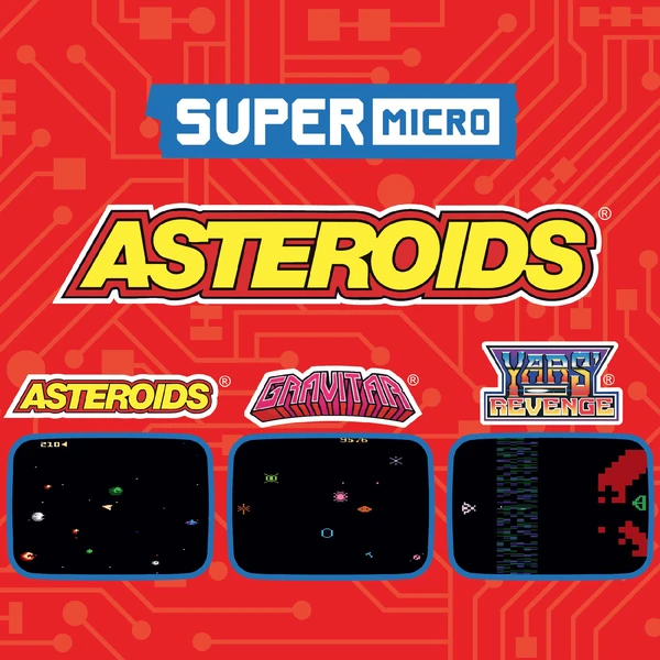 Evercade Super Micro Asteroids Keychain Gamer - Retro konzola - Obrázok 495K000K01