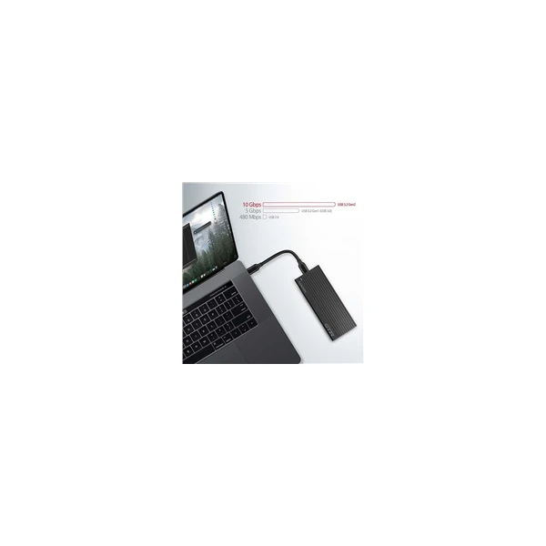 AXAGON externý box pre M.2 NVMe SSD kovový USB-C 3.2 - Externé boxy - Obrázok 4960700301