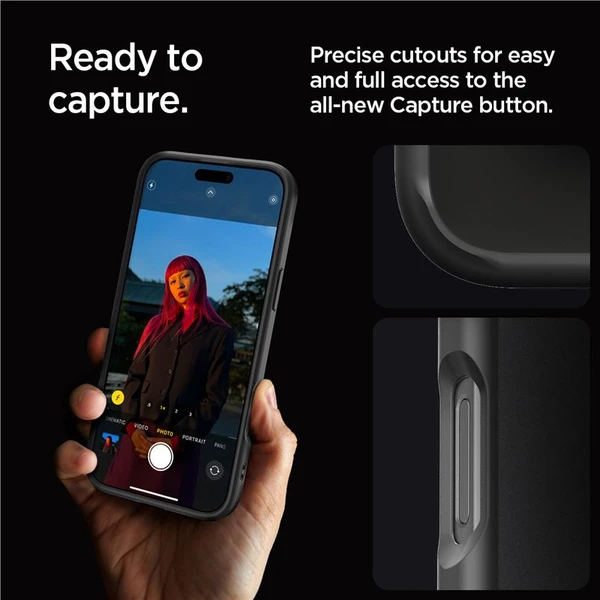 Spigen Ultra Hybrid kryt iPhone 16 Pro frost black - Puzdra - Obrázok 4988585fbe0144f991ba8e36b152fa3a