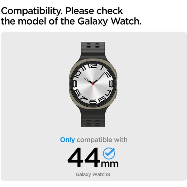 Spigen Bezel Tune (Diver) ochranný krúžok Galaxy Watch8 (44mm) čierny - Puzdra - Obrázok 4991779e0785420fa88b445e14d15433