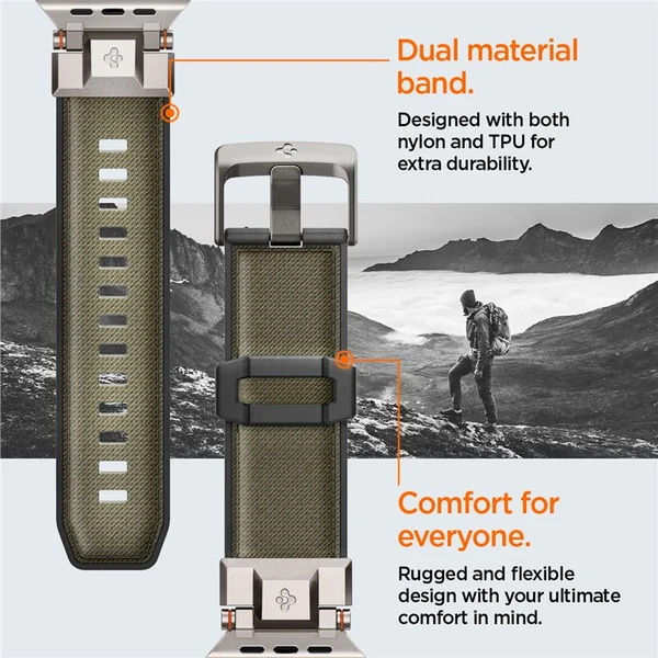 Spigen DuraPro Armor remienok Apple Watch Ultra 49/46/45/44/42mm tmavo zelený - Remienky - Obrázok 499af55696904d41b00796c33cba9dea