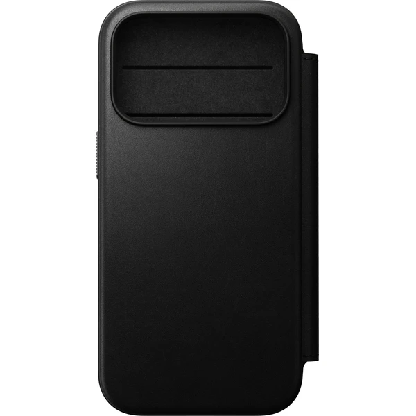 Nomad Modern Leather Folio MagSafe kožené puzdro iPhone 18 Pro Black - Puzdra - Obrázok 499c42ef8544418ca76cdeaeb4598a96
