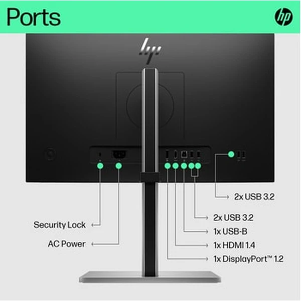HP E22 G5 monitor 22" - Monitory - Obrázok 49F0000J01