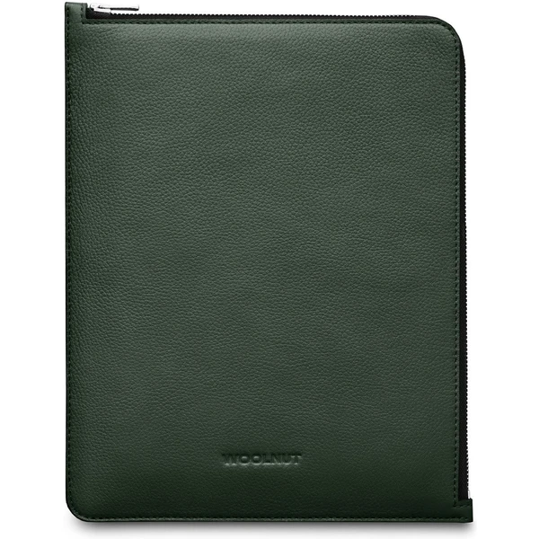 Woolnut kožené puzdro Folio na iPad Pro 11"/iPad Air 11" tmavozelené - Puzdra - Obrázok 49LR100501