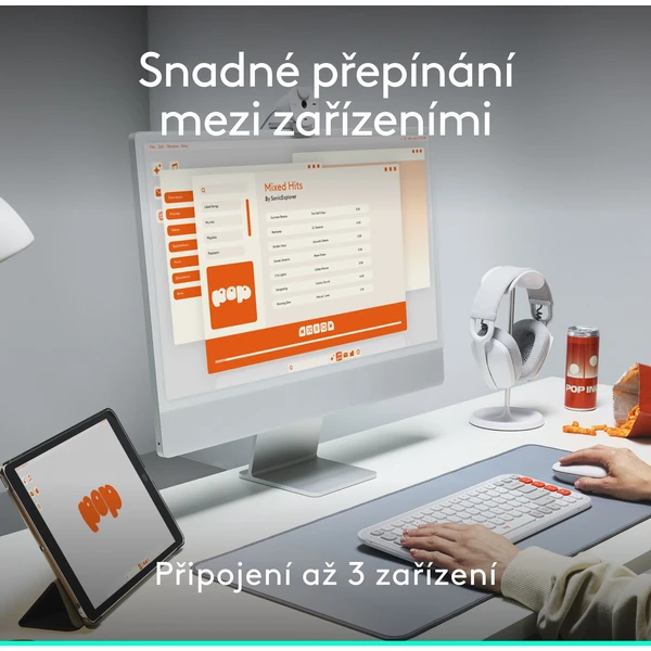 Logitech POP myš grafitová - Myši - Obrázok 49U8000O01