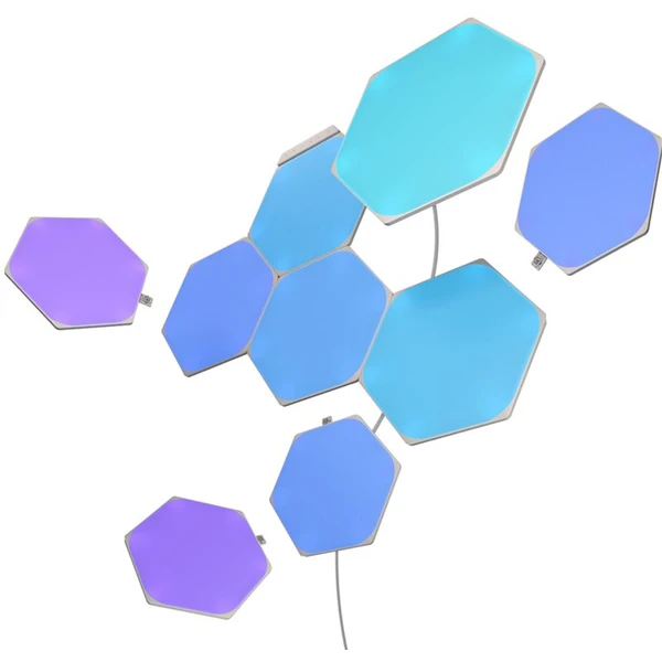 Nanoleaf Shapes Hexagóny Chytrá súprava modulárneho osvetlenia (9 panelov) - Inteligentné osvetlenie - Obrázok 49Z3600301