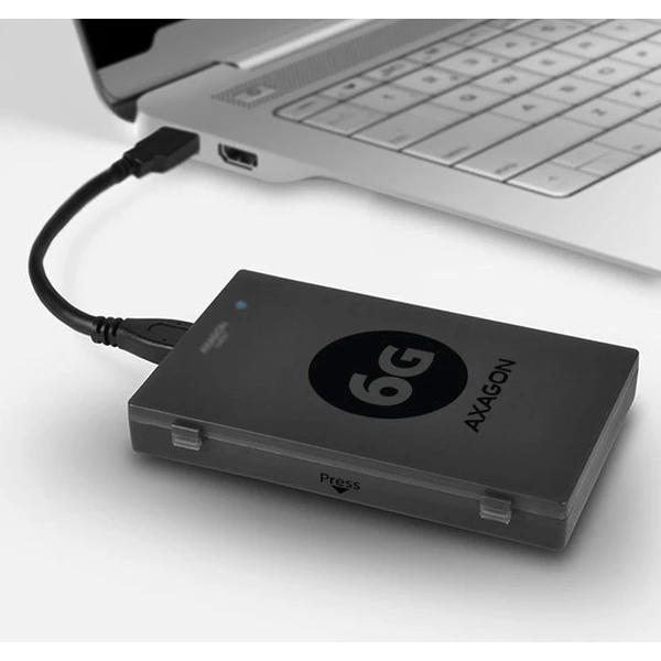 AXAGON ADSA1S6 USB 3.0 SATA 6G UASP HDD/SSD adaptér vr. 2.5' púzdra - Externé boxy - Obrázok 49ZHF00101