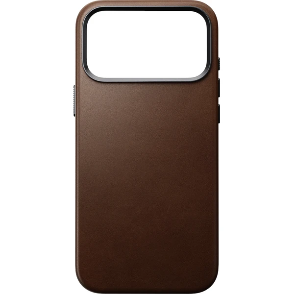 Nomad Traditional Leather MagSafe kožený kryt iPhone 18 Pro Max Brown - Puzdra - Obrázok 49a0ea56e9f44aeeac451ed5dbca5b1e