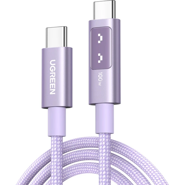 UGREEN Uno USB-C/USB-C napájací kábel 100W 2m fialový - Káble a redukcie - Hlavný obrázok