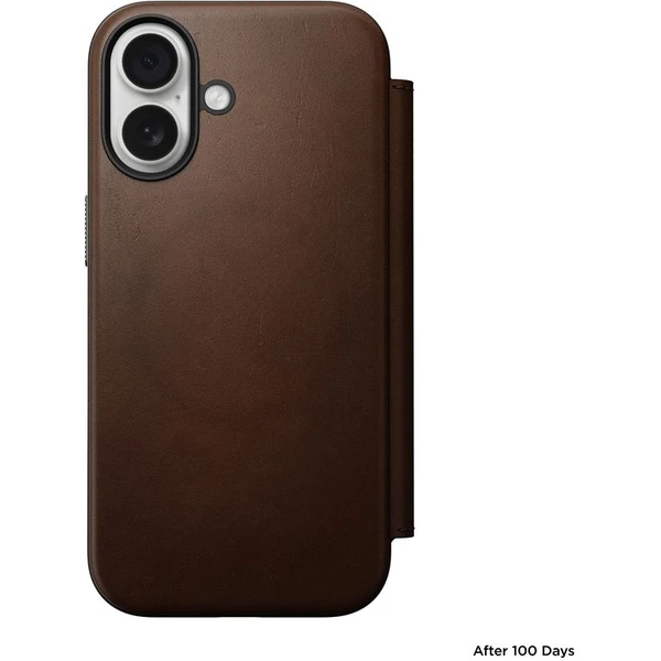 Nomad Modern Leather Folio MagSafe kožené púzdro iPhone 17 Brown - Puzdra - Obrázok 49bd19fbcb3a4a18af7377bf554e55eb