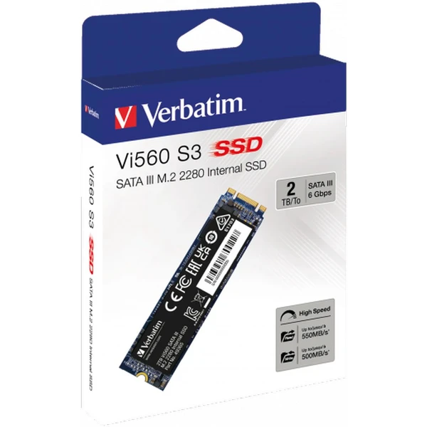 VERBATIM SSD Vi560 S3 M.2 2TB SATA III - SSD - Obrázok 4A63000O01
