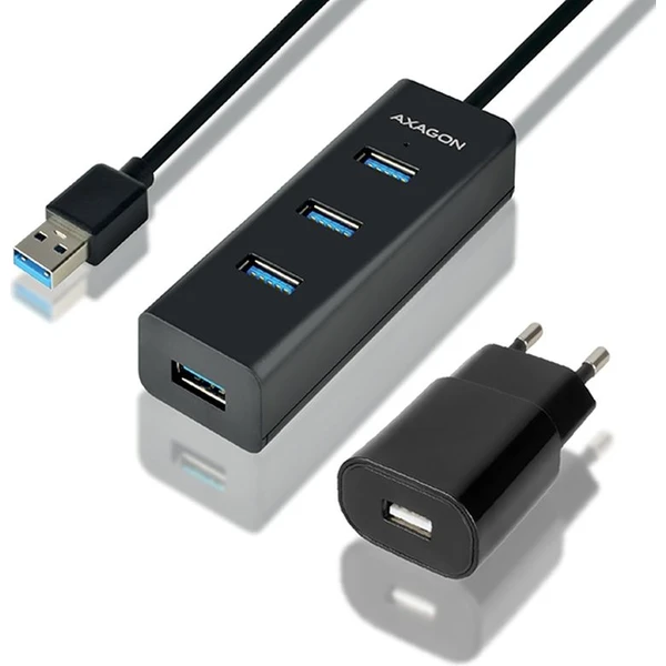 AXAGON HUE-S2BP 4-Port USB 3.0 Charging húb - USB huby - Hlavný obrázok