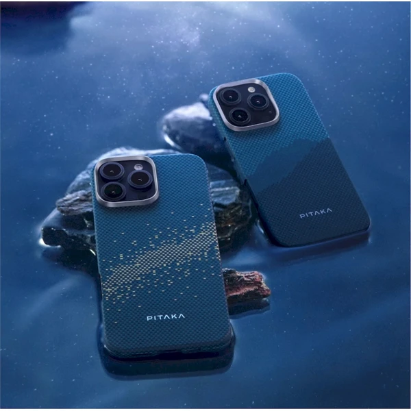 Pitaka Tactile Woven Case kryt iPhone 16 Pro Max Galaxy StarPeak Milky Way - Puzdra - Obrázok 4A88000O01