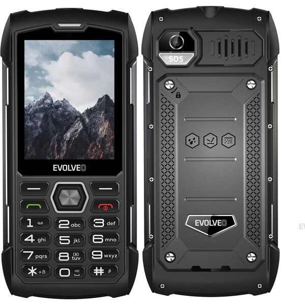 E-shop EVOLVEO StrongPhone H1 čierno-sivý