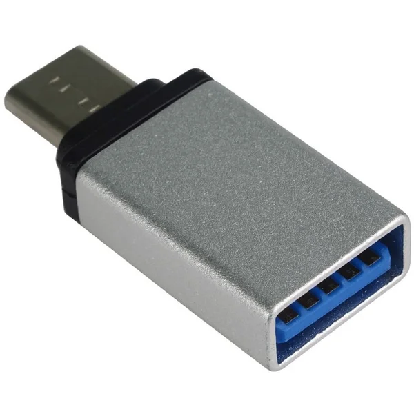 PremiumCord USB-C/USB-A redukcia strieborná - Káble a redukcie - Hlavný obrázok
