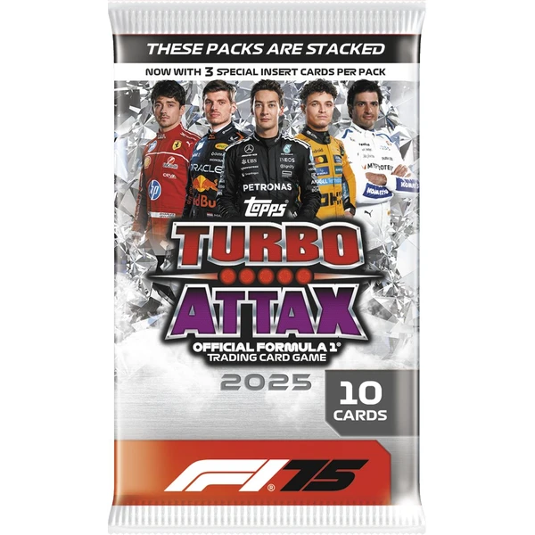 Topps Formula 1 2025 Turbo Attax - Balíček - Karty Formula 1 - Hlavný obrázok