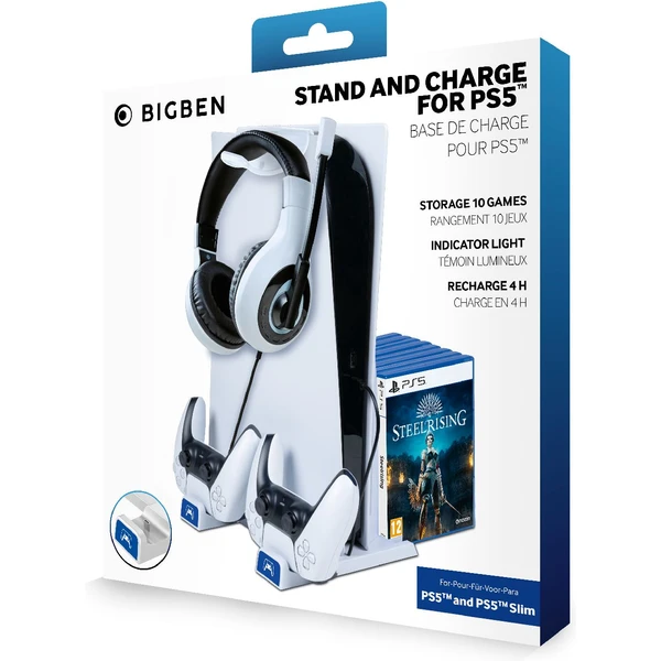 Bigben multifunkčný nabíjací stojan pre PS5 - Dokovacie stanice - Obrázok 4BB4000K01
