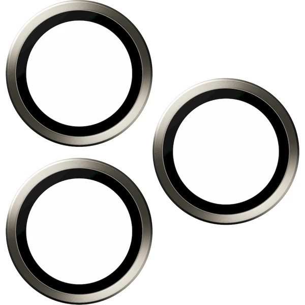 PanzerGlass HoOps ochranné krúžky Apple iPhone 16 Pro/16 Pro Max/15 Pro/15 Pro Max prírodný hliník - Ochranné fólie a sklo - Obrázok 4BD1000O01