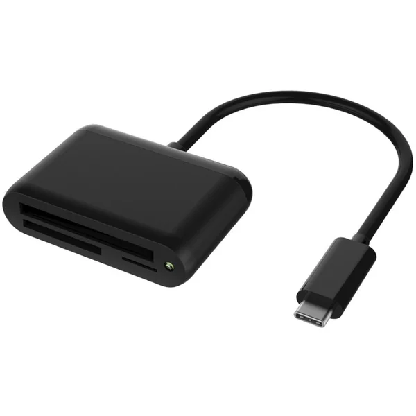 PremiumCord Adaptér USB3.1 Typ-C - Čítačka kariet CFAST2.0+SD3.0+Micro SD 3.0 čierny - Čítačky pamäťových kariet - Hlavný obrázok