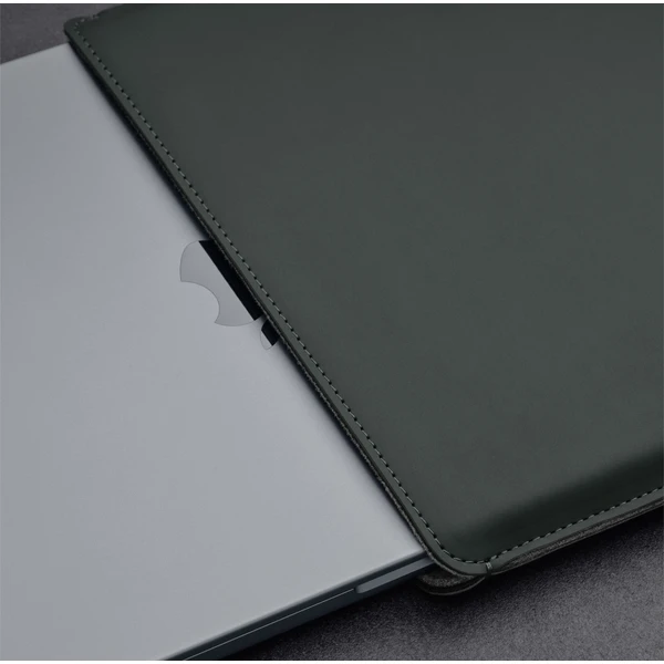 Woolnut Coated PU Sleeve púzdro pre 16" MacBook Pro tmavo zelené - Puzdra - Obrázok 4BJR100501