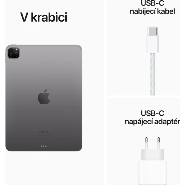 Apple iPad Pro 11" (2022) 256 GB Cellular vesmírne šedý (Kategória A) - Tablety - Obrázok 4CE5700301