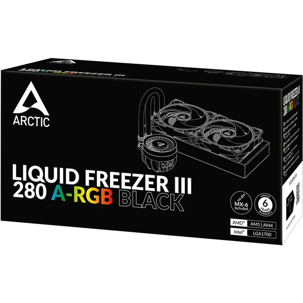 ARCTIC Liquid Freezer III - 280 A-RGB čierny - Chladiče - Obrázok 4CV4000L01