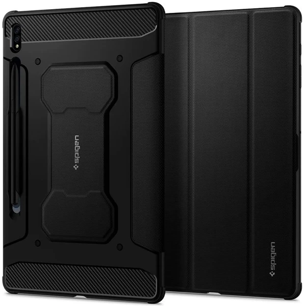 Spigen Rugged Armor Pro kryt Samsung Galaxy Tab S7+/S8+ čierny - Puzdra - Obrázok 4D1VF00101