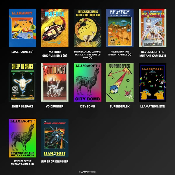 Evercade The Llamasoft Collection - Hry pre Retro konzoly - Obrázok 4D4K000K01