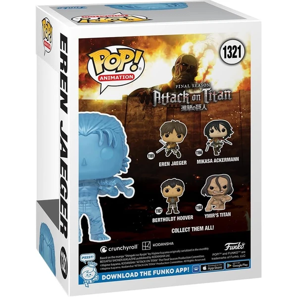Funko POP! & Tee: Attack on Titan S5 - Eren w/ Marks S - Darčekové sady - Obrázok 4DC8000N01