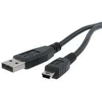 PremiumCord USB-A/MiniUSB-B kábel 0,5m čierny - Káble a redukcie