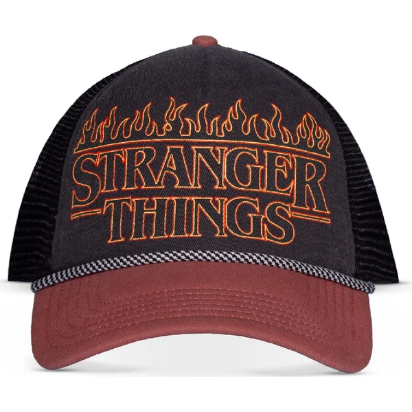 Trucker šiltovka Wrangler Stranger Things - Flame Logo - Čiapky a klobúky - Hlavný obrázok