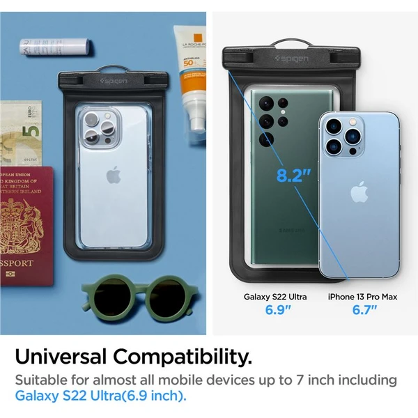 Spigen Aqua Shield vodeodolné púzdro A601 1 Pack čierne - Puzdra - Obrázok 4FA4000601