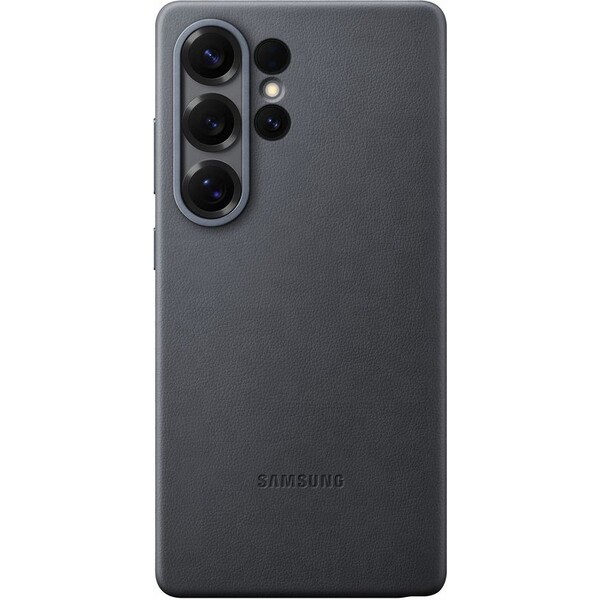 E-shop Samsung Kindsuit Case kryt z vegánskej kože Galaxy S25 Ultra čierny