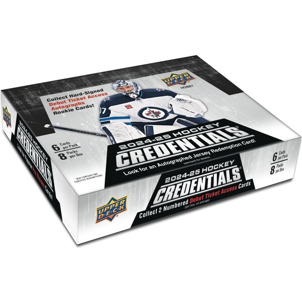 Hokejové karty 2024-25 Upper Deck Credentials Hockey Hobby Box