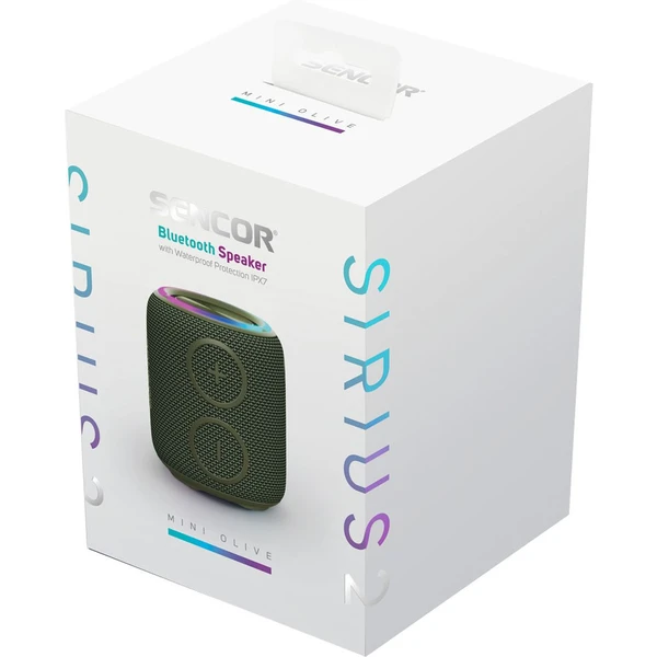 Sencor Sirius 2 Mini prenosný reproduktor, olivovo zelený - Reproduktory - Obrázok 4FU2000L01
